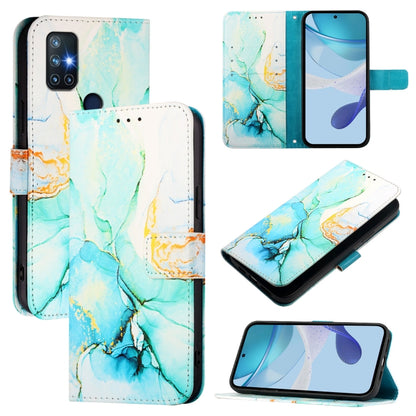 PT003 Marble Pattern Flip Leather Phone Case, For OnePlus 9, For OnePlus Nord N10 5G