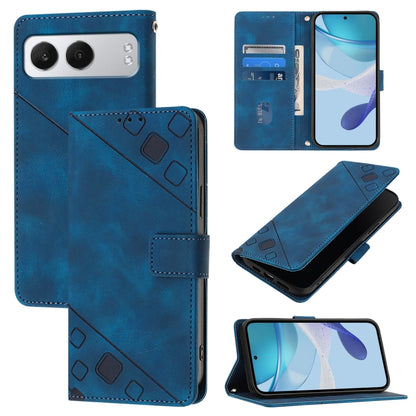 Skin-feel Embossed Leather Phone Case, For OnePlus 13R / Ace 5 Pro 5G, For OnePlus Nord 4 5G, For OnePlus Nord 4 5G Global, For OnePlus Nord CE4 Lite 5G