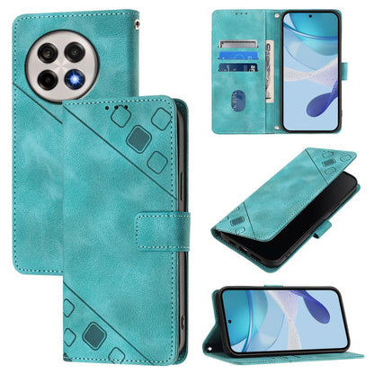 Skin-feel Embossed Leather Phone Case, For OnePlus 13R / Ace 5 Pro 5G, For OnePlus Nord 4 5G, For OnePlus Nord 4 5G Global, For OnePlus Nord CE4 Lite 5G