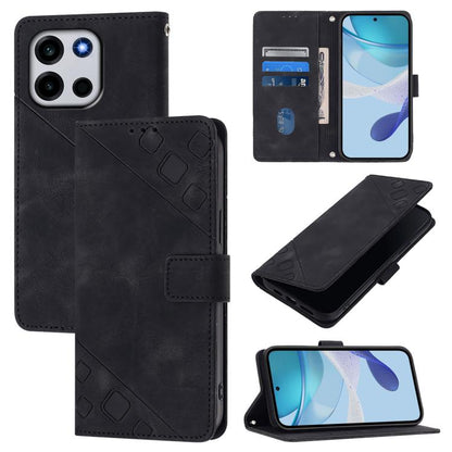 Skin-feel Embossed Leather Phone Case, For OnePlus Turbo 6X Pro 5G, For OnePlus Turbo 6 / Turbo 6V, For OnePlus Ace 5 Ultra, For OnePlus Ace 5 Racing