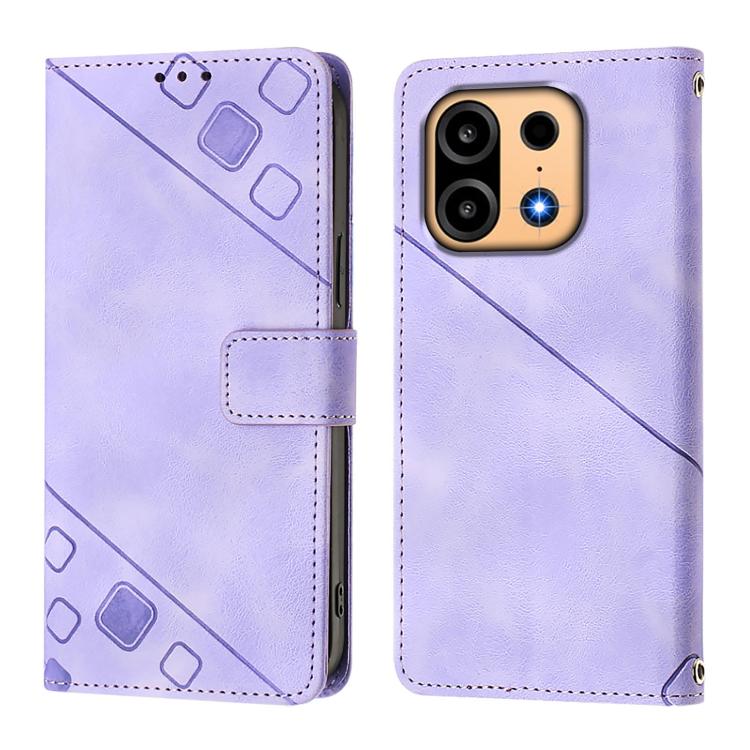 Skin-feel Embossed Leather Phone Case, For OnePlus Turbo 6X Pro 5G, For OnePlus Turbo 6 / Turbo 6V, For OnePlus Ace 5 Ultra, For OnePlus Ace 5 Racing