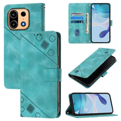 Skin-feel Embossed Leather Phone Case, For OnePlus Turbo 6X Pro 5G, For OnePlus Turbo 6 / Turbo 6V, For OnePlus Ace 5 Ultra, For OnePlus Ace 5 Racing
