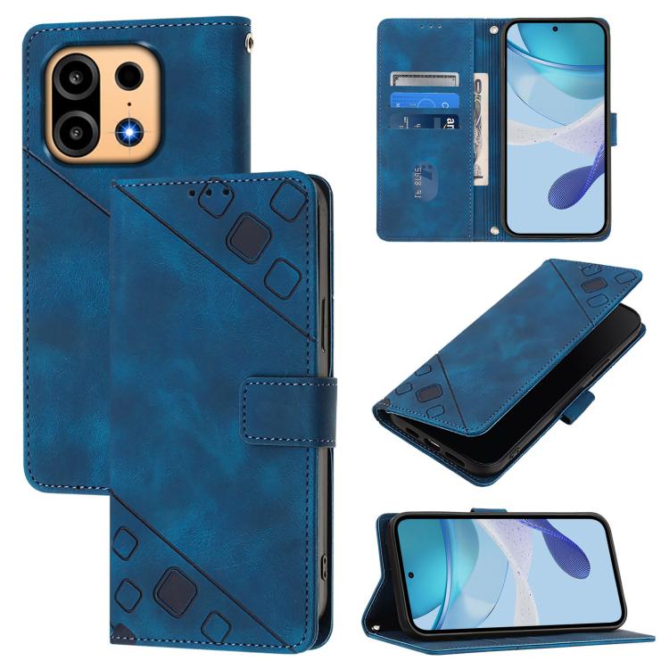 Skin-feel Embossed Leather Phone Case, For OnePlus Turbo 6X Pro 5G, For OnePlus Turbo 6 / Turbo 6V, For OnePlus Ace 5 Ultra, For OnePlus Ace 5 Racing