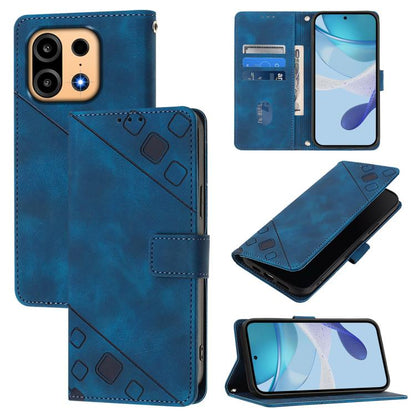 Skin-feel Embossed Leather Phone Case, For OnePlus Turbo 6X Pro 5G, For OnePlus Turbo 6 / Turbo 6V, For OnePlus Ace 5 Ultra, For OnePlus Ace 5 Racing