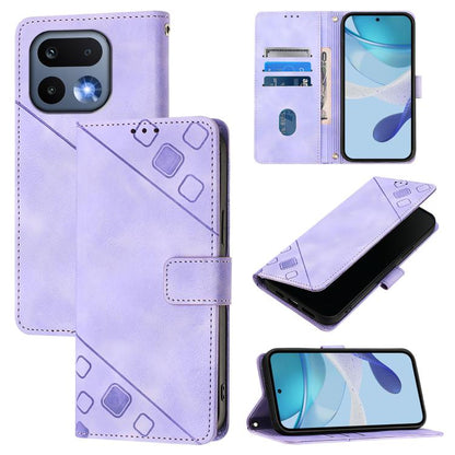 Skin-feel Embossed Leather Phone Case, For Realme 16T 5G Global, For Realme C100 5G / C85 5G Global, For Realme 16 Pro+ 5G Global, For Realme 16 Pro 5G Global