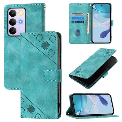 Skin-feel Embossed Leather Phone Case, For Realme 16T 5G Global, For Realme C100 5G / C85 5G Global, For Realme 16 Pro+ 5G Global, For Realme 16 Pro 5G Global