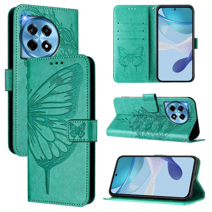 Embossed Butterfly Leather Phone Case, For OnePlus Nord N30 SE, For OnePlus 12R 5G Global, For OnePlus 12 5G Global