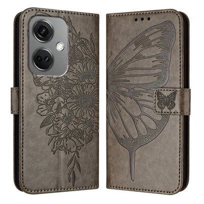 Embossed Butterfly Leather Phone Case, For OnePlus Nord CE3, For OnePlus Ace 2V / Nord 3, For OnePlus Nord N300