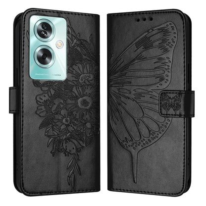 Embossed Butterfly Leather Phone Case, For OnePlus Nord N30 SE, For OnePlus 12R 5G Global, For OnePlus 12 5G Global