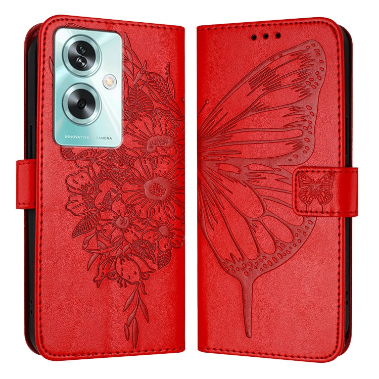 Embossed Butterfly Leather Phone Case, For OnePlus Nord N30 SE, For OnePlus 12R 5G Global, For OnePlus 12 5G Global