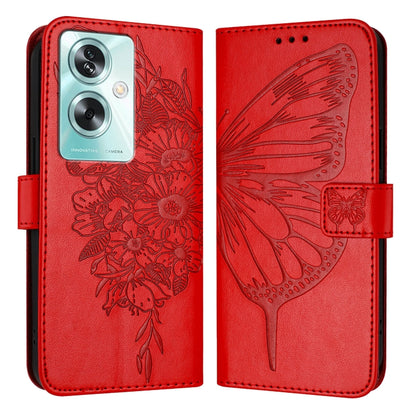 Embossed Butterfly Leather Phone Case, For OnePlus Nord N30 SE, For OnePlus 12R 5G Global, For OnePlus 12 5G Global