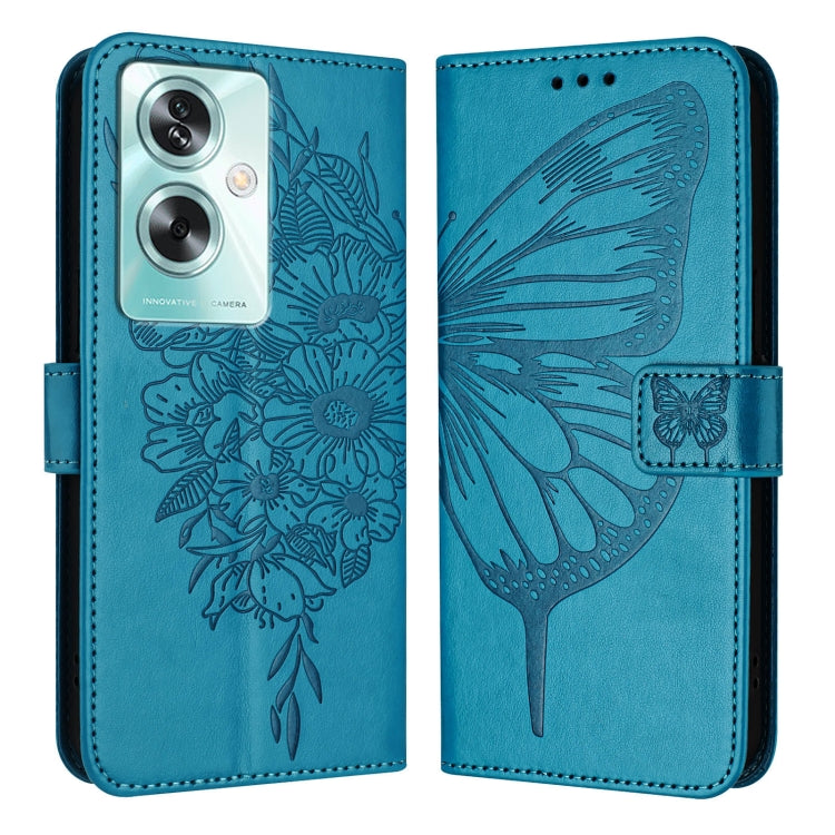 Embossed Butterfly Leather Phone Case, For OnePlus Nord N30 SE, For OnePlus 12R 5G Global, For OnePlus 12 5G Global