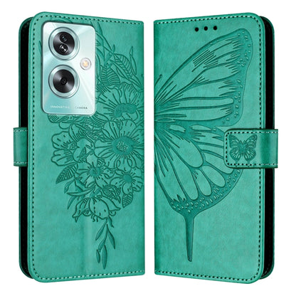 Embossed Butterfly Leather Phone Case, For OnePlus Nord N30 SE, For OnePlus 12R 5G Global, For OnePlus 12 5G Global
