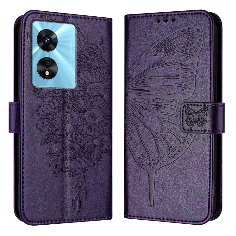 Embossed Butterfly Leather Phone Case, For OnePlus Nord CE3, For OnePlus Ace 2V / Nord 3, For OnePlus Nord N300