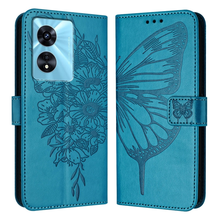 Embossed Butterfly Leather Phone Case, For OnePlus Nord CE3, For OnePlus Ace 2V / Nord 3, For OnePlus Nord N300