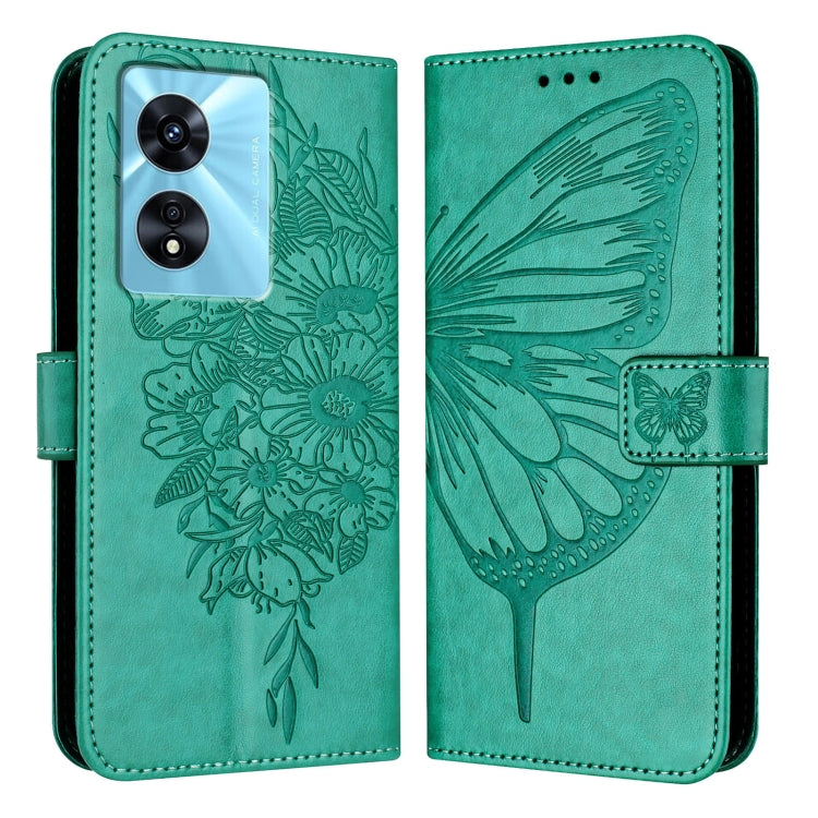 Embossed Butterfly Leather Phone Case, For OnePlus Nord CE3, For OnePlus Ace 2V / Nord 3, For OnePlus Nord N300
