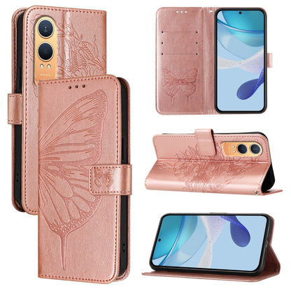 Embossed Butterfly Leather Phone Case, For OnePlus Nord 4 5G Global, For OnePlus Nord CE4 Lite, For OnePlus Nord CE4