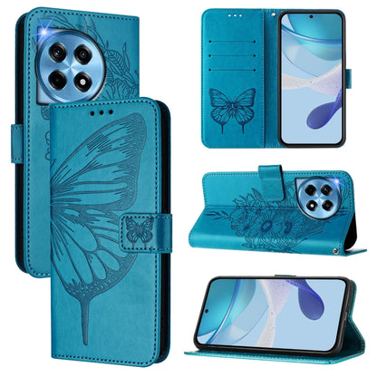 Embossed Butterfly Leather Phone Case, For OnePlus Nord N30 SE, For OnePlus 12R 5G Global, For OnePlus 12 5G Global