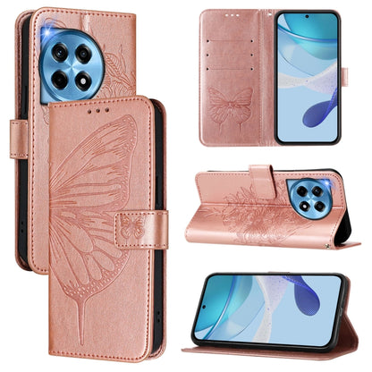 Embossed Butterfly Leather Phone Case, For OnePlus Nord N30 SE, For OnePlus 12R 5G Global, For OnePlus 12 5G Global