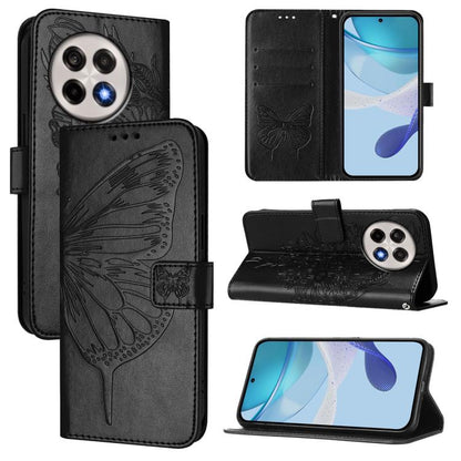 Embossed Butterfly Leather Phone Case, For OnePlus Ace 5 Racing, For OnePlus Ace 5 Pro / Ace 5, For OnePlus Nord 4 5G