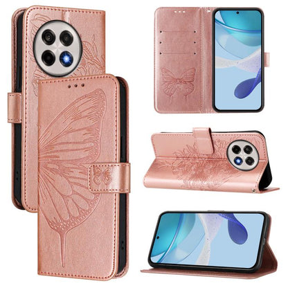 Embossed Butterfly Leather Phone Case, For OnePlus Ace 5 Racing, For OnePlus Ace 5 Pro / Ace 5, For OnePlus Nord 4 5G