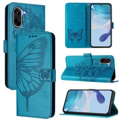 Embossed Butterfly Leather Phone Case, For OnePlus Ace 5 Racing, For OnePlus Ace 5 Pro / Ace 5, For OnePlus Nord 4 5G