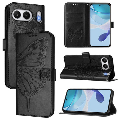 Embossed Butterfly Leather Phone Case, For OnePlus Nord 4 5G Global, For OnePlus Nord CE4 Lite, For OnePlus Nord CE4