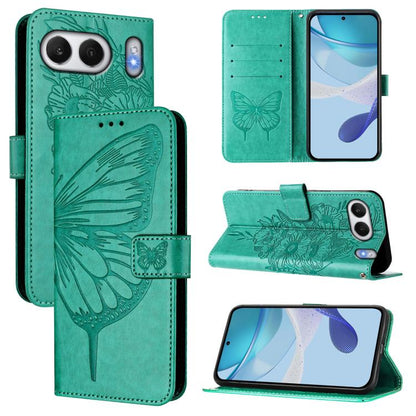 Embossed Butterfly Leather Phone Case, For OnePlus Nord 4 5G Global, For OnePlus Nord CE4 Lite, For OnePlus Nord CE4