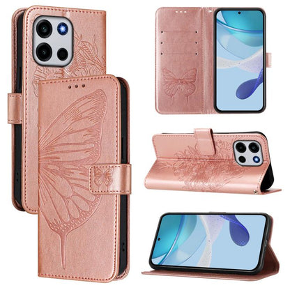 Embossed Butterfly Leather Phone Case, For OnePlus Turbo 6X Pro 5G, For OnePlus Turbo 6, For OnePlus Ace 5 Ultra