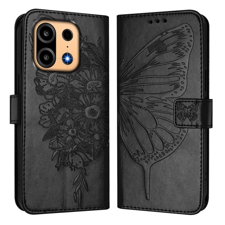 Embossed Butterfly Leather Phone Case, For OnePlus Turbo 6X Pro 5G, For OnePlus Turbo 6, For OnePlus Ace 5 Ultra