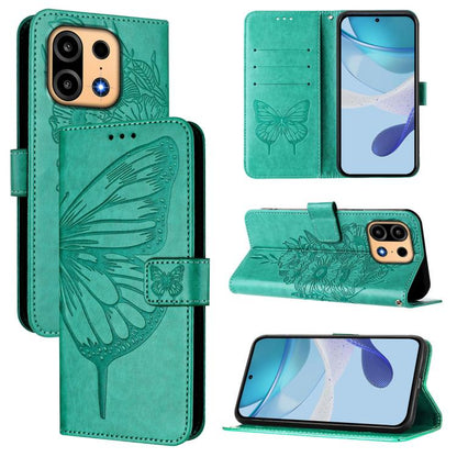 Embossed Butterfly Leather Phone Case, For OnePlus Turbo 6X Pro 5G, For OnePlus Turbo 6, For OnePlus Ace 5 Ultra