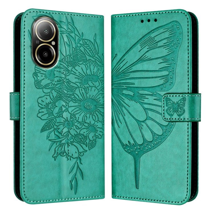 Embossed Butterfly Leather Phone Case, For Realme C67 4G Global, For Realme C67 5G India/Narzo 60x Global, For Realme 11 4G Global