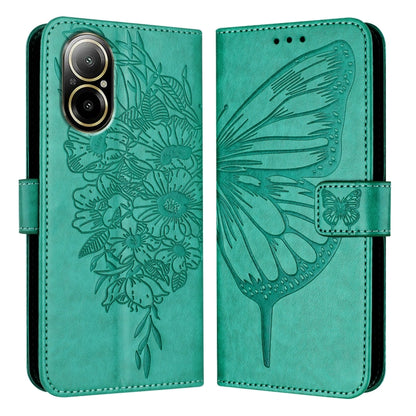 Embossed Butterfly Leather Phone Case, For Realme C67 4G Global, For Realme C67 5G India/Narzo 60x Global, For Realme 11 4G Global