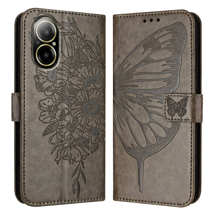 Embossed Butterfly Leather Phone Case, For Realme C67 4G Global, For Realme C67 5G India/Narzo 60x Global, For Realme 11 4G Global
