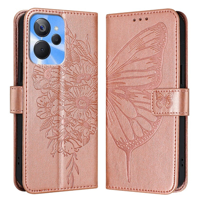 Embossed Butterfly Leather Phone Case, For Realme 10T 5G / 10s 5G / 9i 5G India, For Realme C30 4G/C30s/Narzo 50i Prime, For Realme GT Neo 3T