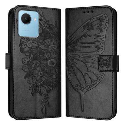 Embossed Butterfly Leather Phone Case, For Realme 10T 5G / 10s 5G / 9i 5G India, For Realme C30 4G/C30s/Narzo 50i Prime, For Realme GT Neo 3T