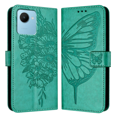 Embossed Butterfly Leather Phone Case, For Realme 10T 5G / 10s 5G / 9i 5G India, For Realme C30 4G/C30s/Narzo 50i Prime, For Realme GT Neo 3T