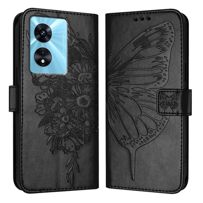 Embossed Butterfly Leather Phone Case, For Realme V23 / Narzo 50 5G, For Realme C20 / C11 2021 / C21, For Realme C21Y