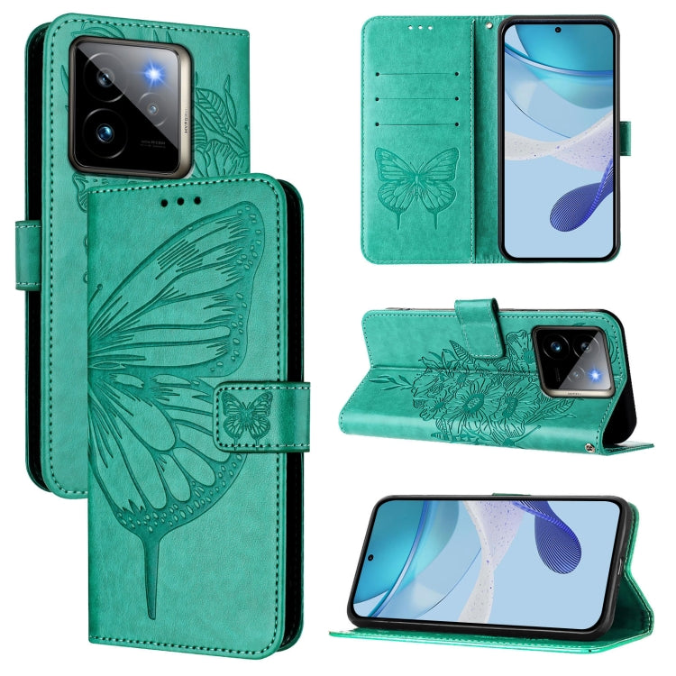 Embossed Butterfly Leather Phone Case, For Realme 14 Pro, For Realme GT7 Pro 5G, For Realme 13 Pro / 13 Pro+ 5G