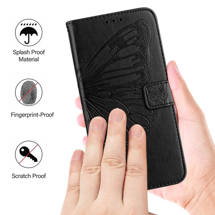 Embossed Butterfly Leather Phone Case, For Realme 14 Pro, For Realme GT7 Pro 5G, For Realme 13 Pro / 13 Pro+ 5G