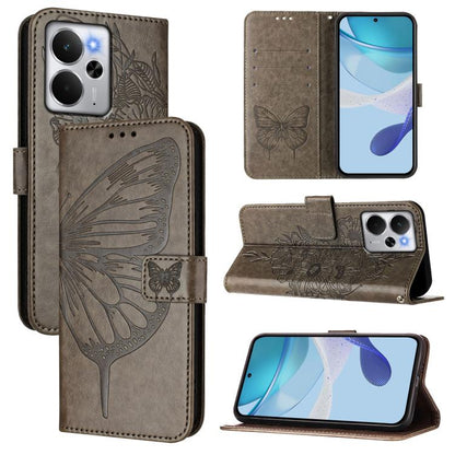 Embossed Butterfly Leather Phone Case, For Realme Narzo 80 Pro / 14 Pro 5G India, For Realme 14 5G Global / P3 5G India, For Realme 14 Pro+