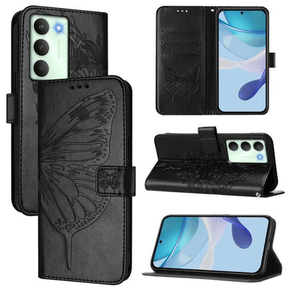 Embossed Butterfly Leather Phone Case, For Realme C71 4G Global, For Realme Neo7 Turbo 5G, For Realme V70 / 14x Global / C75 5G