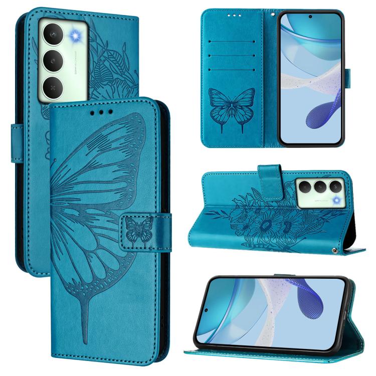Embossed Butterfly Leather Phone Case, For Realme C71 4G Global, For Realme Neo7 Turbo 5G, For Realme V70 / 14x Global / C75 5G