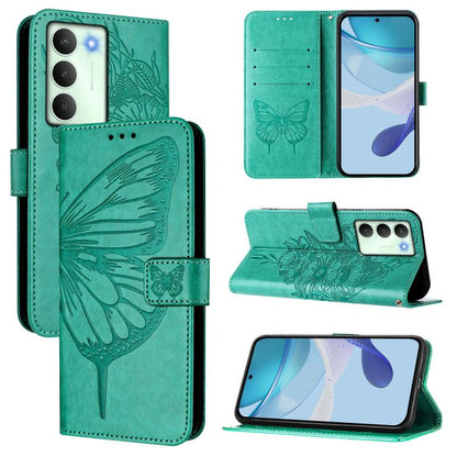 Embossed Butterfly Leather Phone Case, For Realme C71 4G Global, For Realme Neo7 Turbo 5G, For Realme V70 / 14x Global / C75 5G