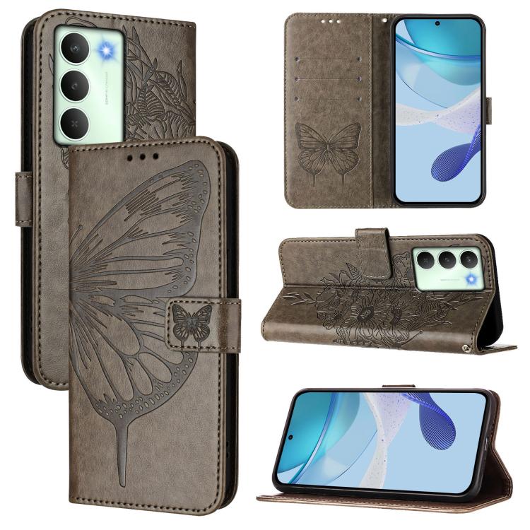 Embossed Butterfly Leather Phone Case, For Realme C71 4G Global, For Realme Neo7 Turbo 5G, For Realme V70 / 14x Global / C75 5G