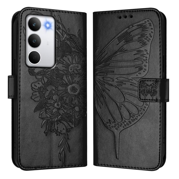 Embossed Butterfly Leather Phone Case, For Realme C71 4G Global, For Realme Neo7 Turbo 5G, For Realme V70 / 14x Global / C75 5G