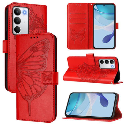 Embossed Butterfly Leather Phone Case, For Realme C71 4G Global, For Realme Neo7 Turbo 5G, For Realme V70 / 14x Global / C75 5G