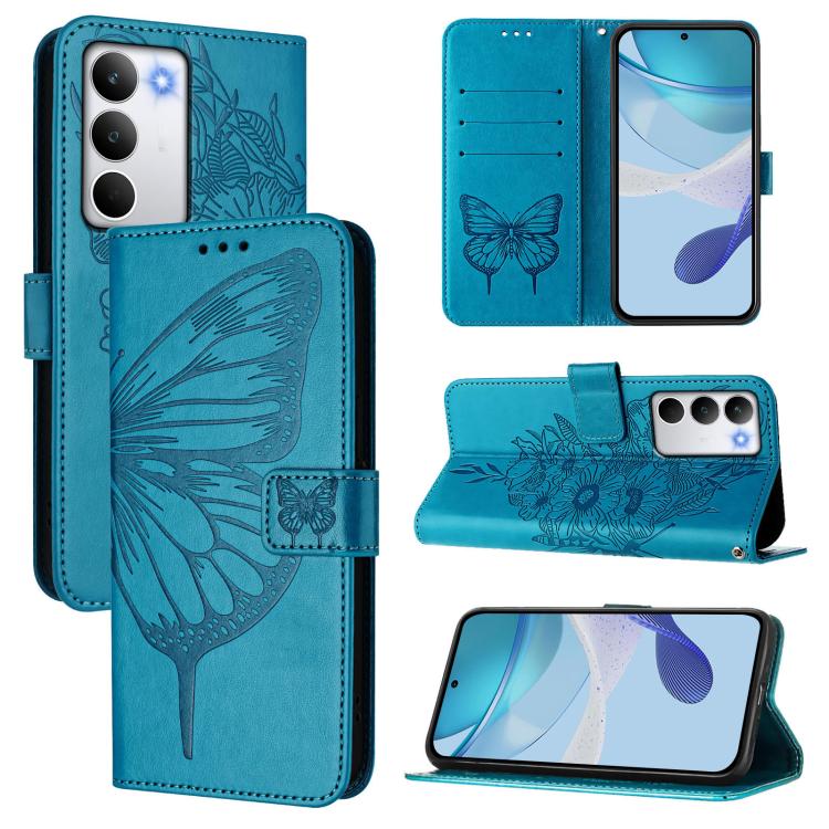 Embossed Butterfly Leather Phone Case, For Realme C71 4G Global, For Realme Neo7 Turbo 5G, For Realme V70 / 14x Global / C75 5G