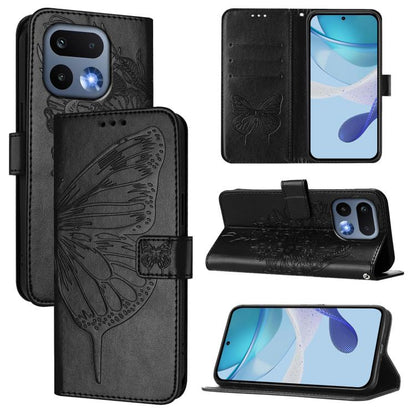 Embossed Butterfly Leather Phone Case, For Realme 16 Pro+ 5G Global, For Realme 16 Pro 5G Global, For Realme Note 70 4G / 70T 4G