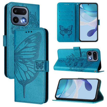 Embossed Butterfly Leather Phone Case, For Realme 16 Pro+ 5G Global, For Realme 16 Pro 5G Global, For Realme Note 70 4G / 70T 4G